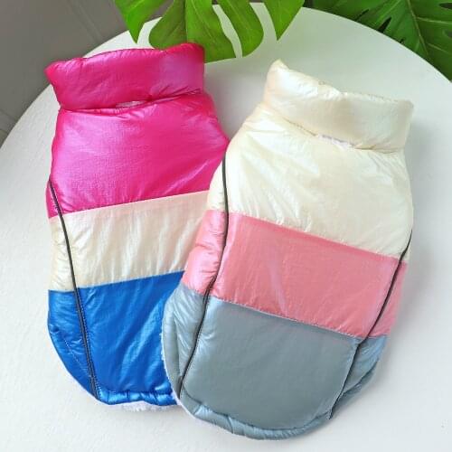 Winter Warm Dog Clothes Waterproof Dog Jacket Reflective Cat Puppy Coat Outdoor Pet Vest Clothing For Small Medium Dogs Cats