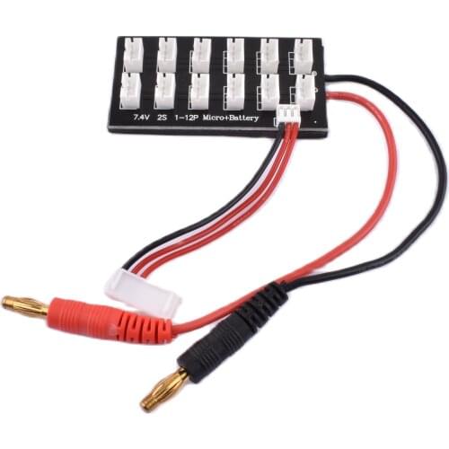 1-2S B6 Charging Board JST-PH Adapter Board PH2.0 2S 7.4V 1S 3.7V Lipo Battery Charging Board Port Compatible for Charging Board