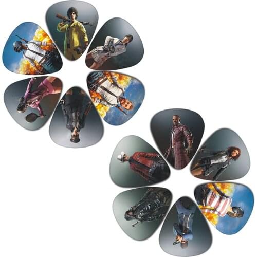 SOACH 10pcs 3 kinds of thickness new guitar picks bass most popular games pictures print pick Guitar accessories