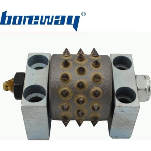 45 Tips Diamond Bush Hammer Roller With Nipple For Concrete Litch Surface Free Shipping