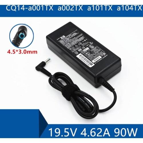 19V 4.62A 90W Laptop AC Adapter DC Charger Connector Port Cable For HP CQ14-a001TX a002TX a101TX a104TX