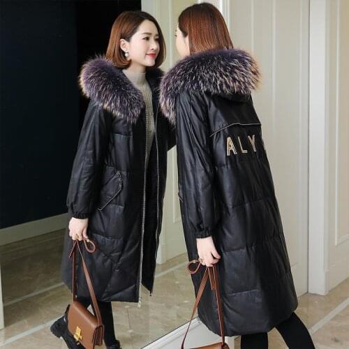 Женские кожаные пуховики Ailutong China At AliExpress