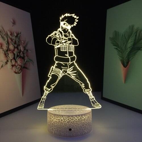 Anime Figure Lamp Acrylic 3D LED Night Light for Bedroom Atmosphere Nightlight Child Birthday Gift Lamp Manga Table Light