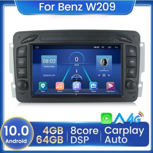 MEKEDE For Mercedes Benz CLK W209 W203 W463 Car radio stereo Octa-core DSP Audio Navigation support WIFI 4G Carplay