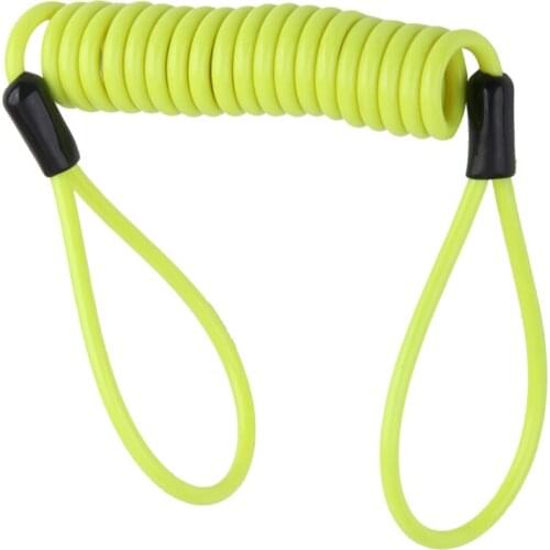 Security Bike Scooter Motorcycle Motorbike Disc Lock Reminder Cable Wire Multi-functional