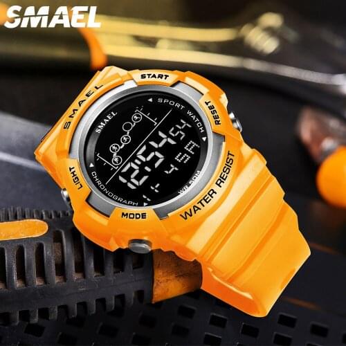 SMAEL Outdoor Sport Men Watch Digital Electronic Wristwatch Top Brand Luxury Waterproof Military Date Clock Fashion Male Watches
