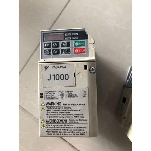 CIMR-JA2A0004BAA inverter , used in good condition . 80% appearance new , good working , free shipping