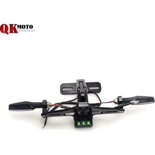 For BMW K1200R K1200R SPORT K1200S R1200R R1200RT Motorcycle License Plate Bracket Licence Plate Holder Frame Number Universal