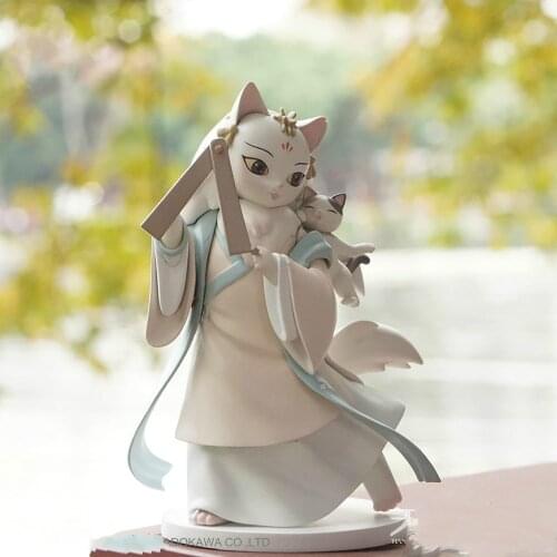 Kawaii Cat Genuine Blind Box A Cat Action Figure Toys Set of Hand-made Ornaments For Children Gift Box Figuines