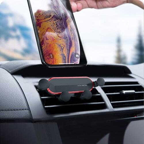 Gravity Car Bracket,Car Holder,For Air Vent Clip,Mobile Smartphone GPS Stand Suitable for Most Mobile Phones