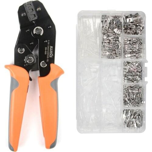 SN-48B with 270PCS / 300PCS crimping tool DuPont terminal 3.96 6.3 crimping pliers JST-SM Molex connector 26-16AWG IWISS tool