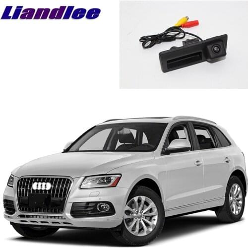 LiandLee Car Trunk Handle Rear View Reversing Parking Camera For Audi Q5 8R 2008~2017