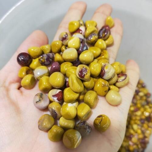 Natural Egg Yellowstone gravel Crystal Rock stones Quartz Mineral healing Specimen Fish Tank flowerpot Decoration