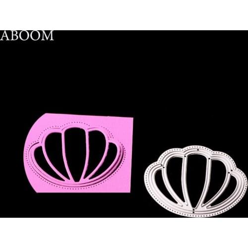 ABOOM Irregular Pattern Round Frame Cutting Dies Scrapbooking Metal Cutting Dies New 2018 Craft Dies Embossing Stencils
