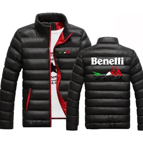 Autumn Warm Tops Benelli TRK 502X Made Winter Jackets Parka Hoodies Brand Mens Casual Cotton Sports Padded Harajuku Coats