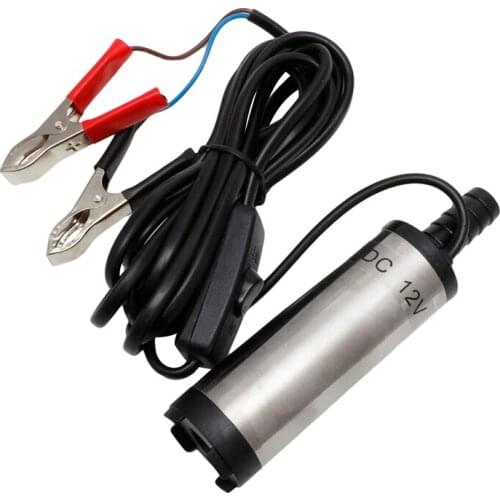 DC12V Stainless Steel Submersible Diesel 12L Per Minute 38mm Fuel Water Oil Pump