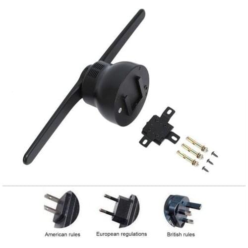 Projector Portable Hologram Player 3D Holographic Display Fan