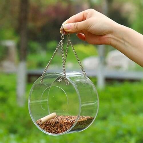 Clear Bird Feeder ing Bird Seed Feeder Decors for Garden Tree ing