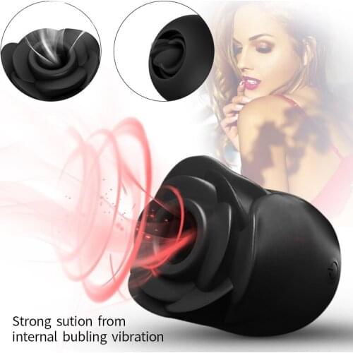 Rose lick G-Spot Sucking Clit Vibrator Clitorial Suction Nipple Sucker Clitoris Stimulator adult masturbator Sex Toys for woman