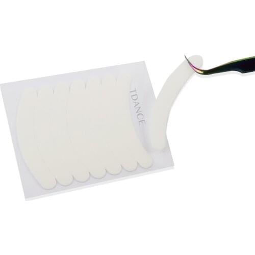 TDANCE Foam Eye Patches for Eyelash Extension 10pcs/bag Waterproof Under Eye Soft Cosmetic Salon Gentle for Sensitive Makeup