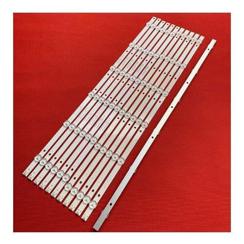 100% New 12pcs/Kit LED strips for TO SHIBA 55 TV 55L621U