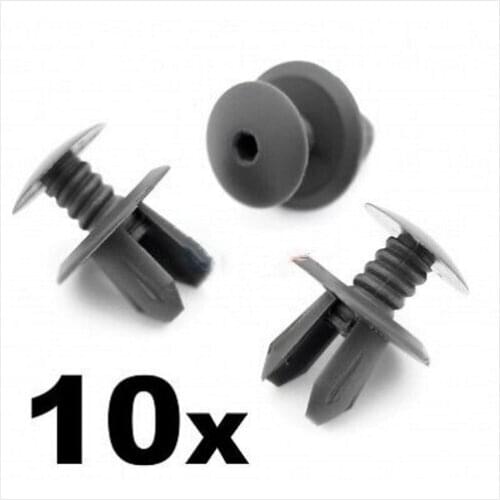 10x For VW Volkswagen T4 T5 Transporter Van Lining Panel Clips Anthracite /Dark Black