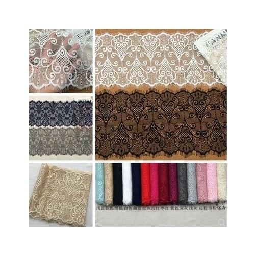14 color High Quality Exquisite Quality Eyelash Lace Handmade Diy Dress wedding Skirt Material Accessories