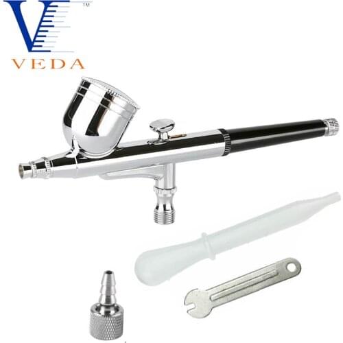 7cc Gravity Feed Dual-action Airbrush Kits 0.3mm Nozzle Spray Guns For Women Makeup Nail Art Cake Craft Painting Tattoo Tool