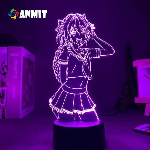 3D Lamp Anime Fate Apocrypha Astolfo Led Night Light for Bedroom Deco Gift