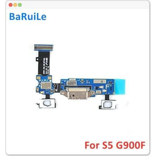 BaRuiLe 5pcs For Samsung Galaxy S5 G900F Charger Charging Port Dock Connector Micro USB Port Flex Cable