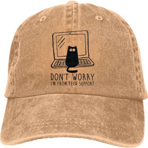 I'm From Tech Support Baseball Cap Men Linux Program it crowd Programer Caps colors Women Summer Snapback Caps
