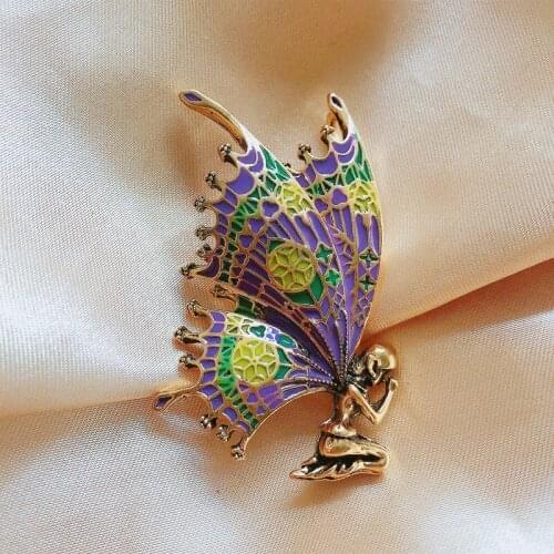 HLDAYNEW Butterfly Brooches For Clothes