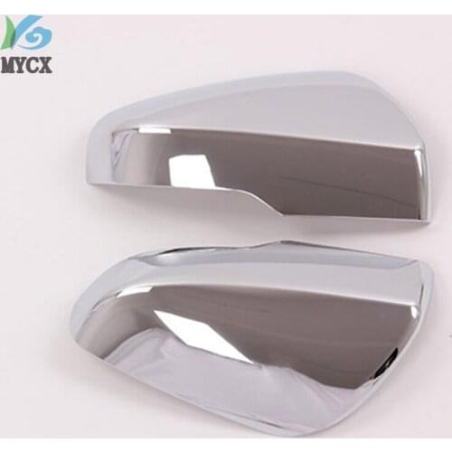 Chrome Side Rearview Mirror Cover For Subaru Forester SK 2018-2019 Car Styling Decoration Covers Accessories