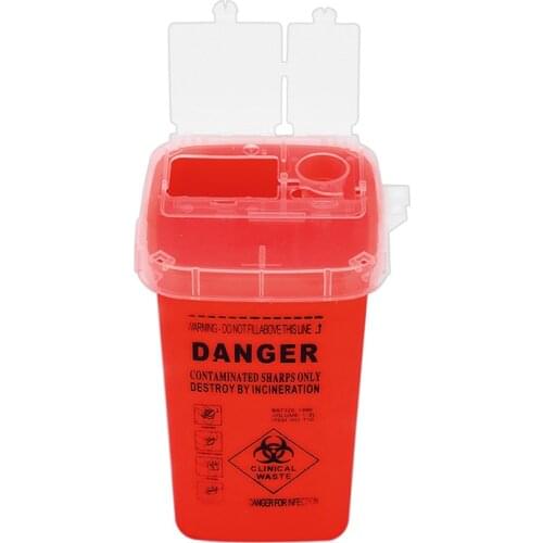 Tattoo Accessories Needles Storage Bucket With Cover, Tattoo Needle Trash Can, Tattoo Needle Rubbish Barrel Waste Bins Box