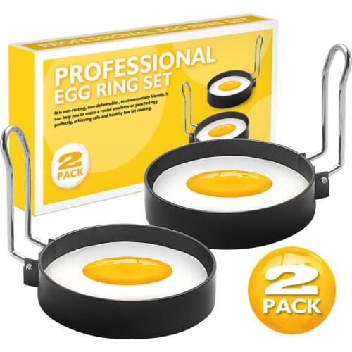 Fried Egg Shaper Stainless Steel Fried Egg Shaper Pancake Ring Circle Mold Heart Shape Kitchen Tools Accessories Egg Holder