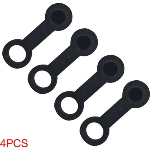 4pcs Screw Vehicle Cover Rubber 8mm Car Accessory Motorcycle Brake Caliper Dust Cap Bleed Nipple
