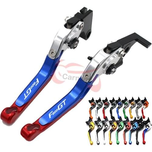 Laser logo forBMW F800GT F800 GT 2013-2018 2017 2015 2016 CNC folding adjustable extendable Motorcycle brake clutch