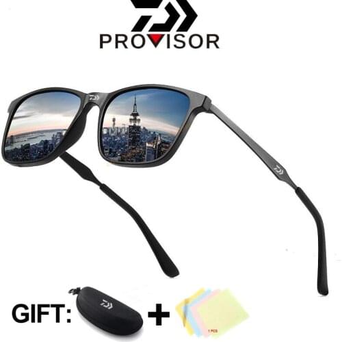 2021 New DAIWA Mens Women Polarized Fishing Glasses Summer Outdoor Mountaineering Fashionable Colorful Film Sports Sunglasses
