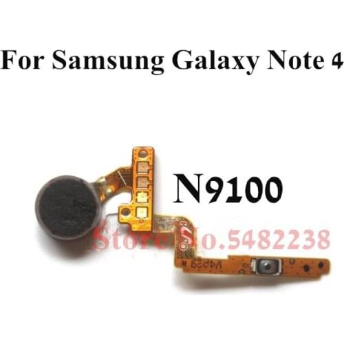 Original Power ON OFF Side button with Vibrato Flex cable For Samsung Galaxy Note 4 N9100 N9108 N9109 N910F/A/P Replacement