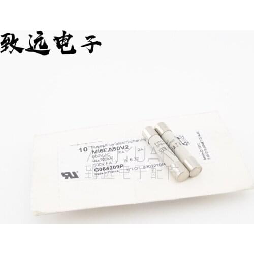 Original New 100% 500V 2A MI6FA50V2 6*32MM fuse