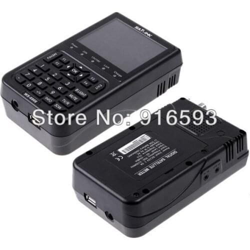 Genuine SATLINK WS-6908 DVB-S FTA Digital Signal Satellite Meter Satellite Finder 3.5" LCD Satellite TV Receiver Supports QPSK