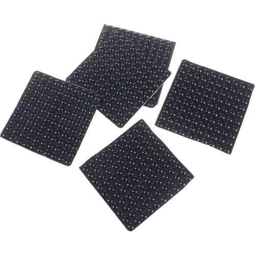 100PCS Self Adhesive Door Buffer Pad Rubber Silicone Feet Cabinet Drawers Clear Semicircle Bumpers Furniture Door Accessories