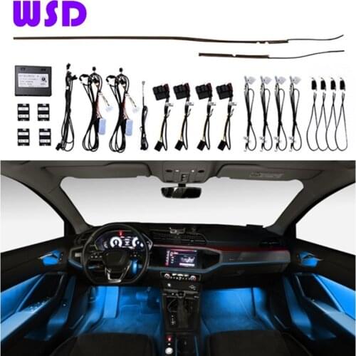 LED Ambient Light Suitable for Audi Q3 Atmosphere Light 30-color Trim Light Interior Modification Original Agreement Installatio