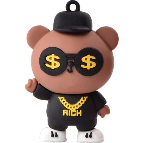 Tyrant President Brown Bear Figurine DIY Christmas Gift Home Decoration Accessories Micro Landscape Ornaments Desk Office Decor