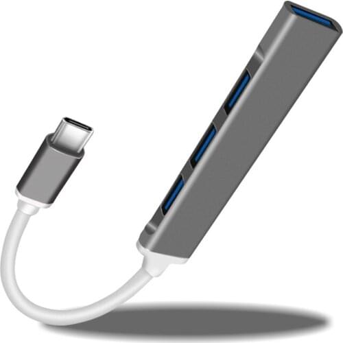 USB C HUB 3.0 Type C 4 Port Multi USB Splitter Adapter OTG For HUAWEI Xiaomi Macbook Pro 13 15 Air Pro PC Computer Accessories