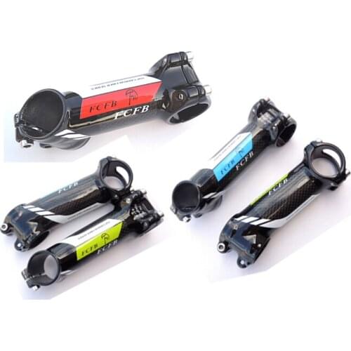 Top brand FCFB FW stem angle 17 carbon Aluminum bicycle stem carbon road mountain stem MTB stem red blue green free shipping