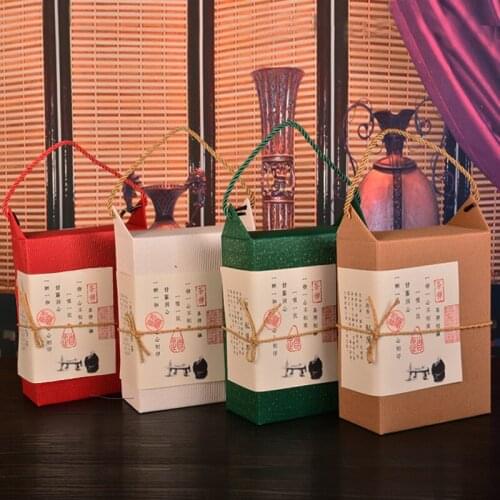 100pcs/lot free customization content fashion paper tea box corrugated board snack box candy gift packaging boxes Wholesale