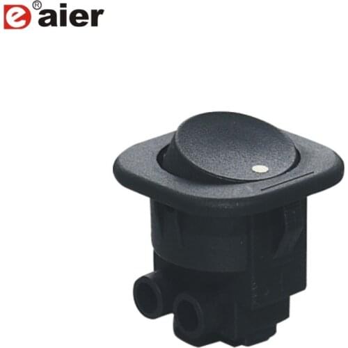 100PCS MRS-7-101 ON OFF Black ON OFF Rocker Switch Square MRS Series With Screw Terminal Black color