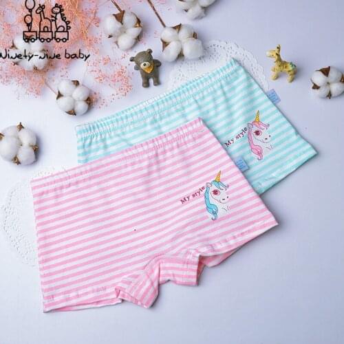 12Pcs/lot Kids Cotton Panties New Fashion Female Child Breathable Underwear Girls Lovely Cartoon Underpanties Children Clothing