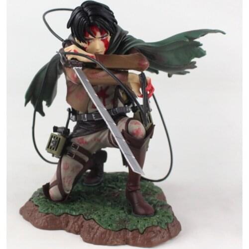 15cm Anime Attack on Titan Figure Levi Figurine PVC Action Figures Collection Statue Model Toys